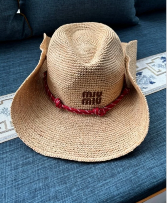 MIU MIU summer straw hat main image 6
